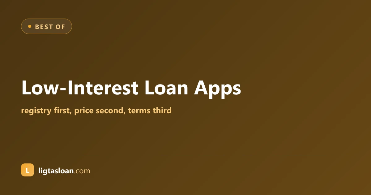 Low-Interest Loan Apps