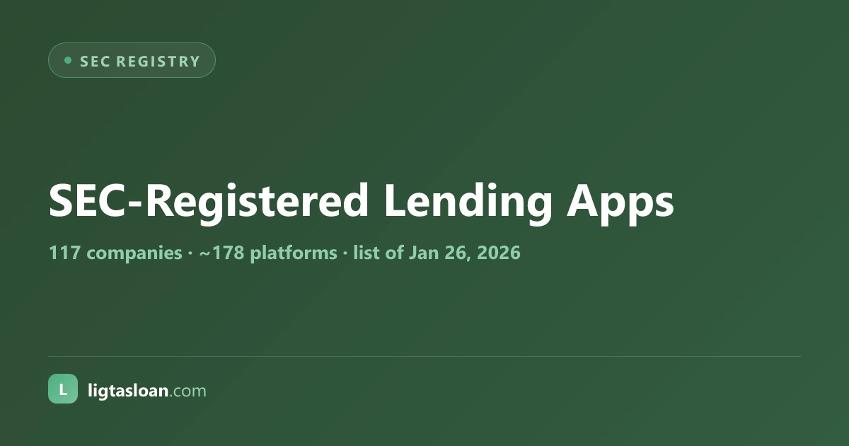 SEC-Registered Lending Apps